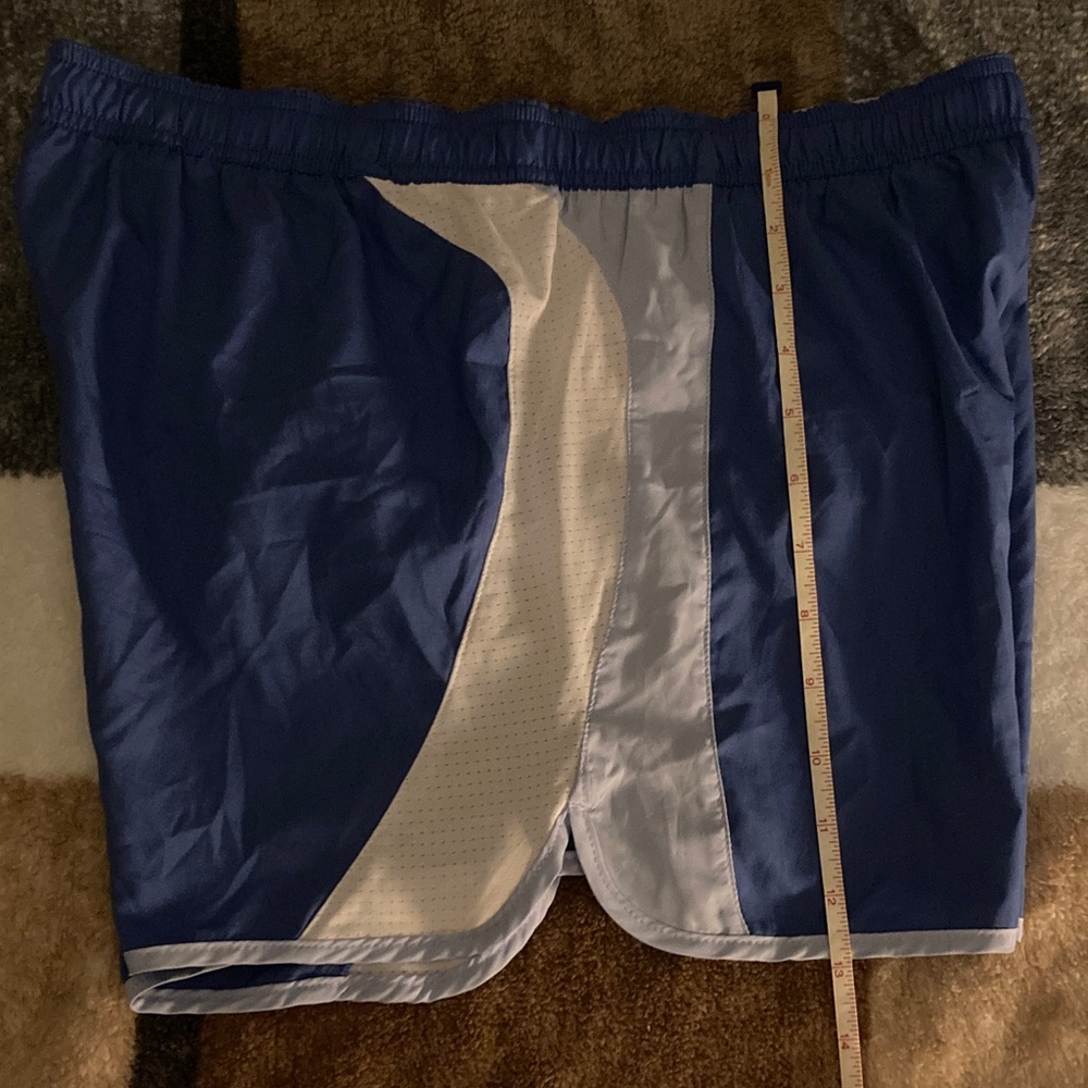 Adidas Royal Blue and White Sports Shorts - Picture 8 of 9